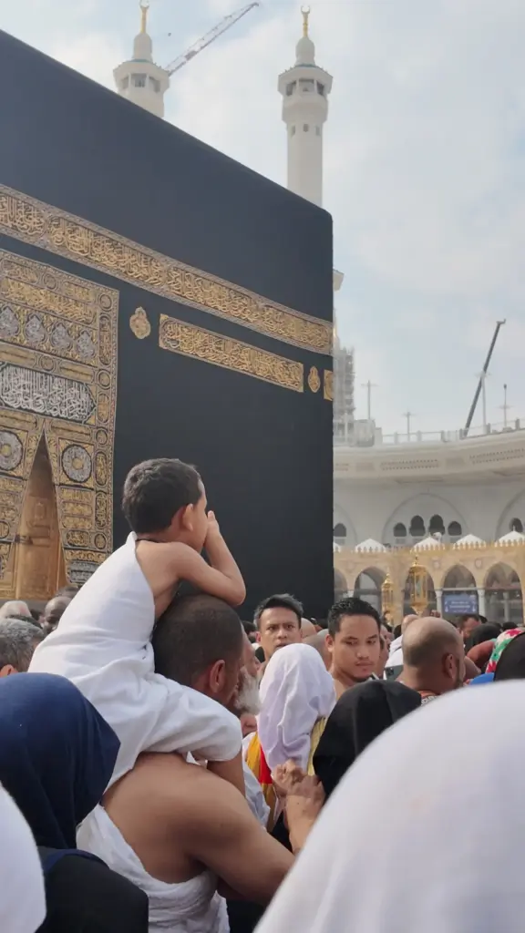 Orphan doing Tawaf of the Kaaba